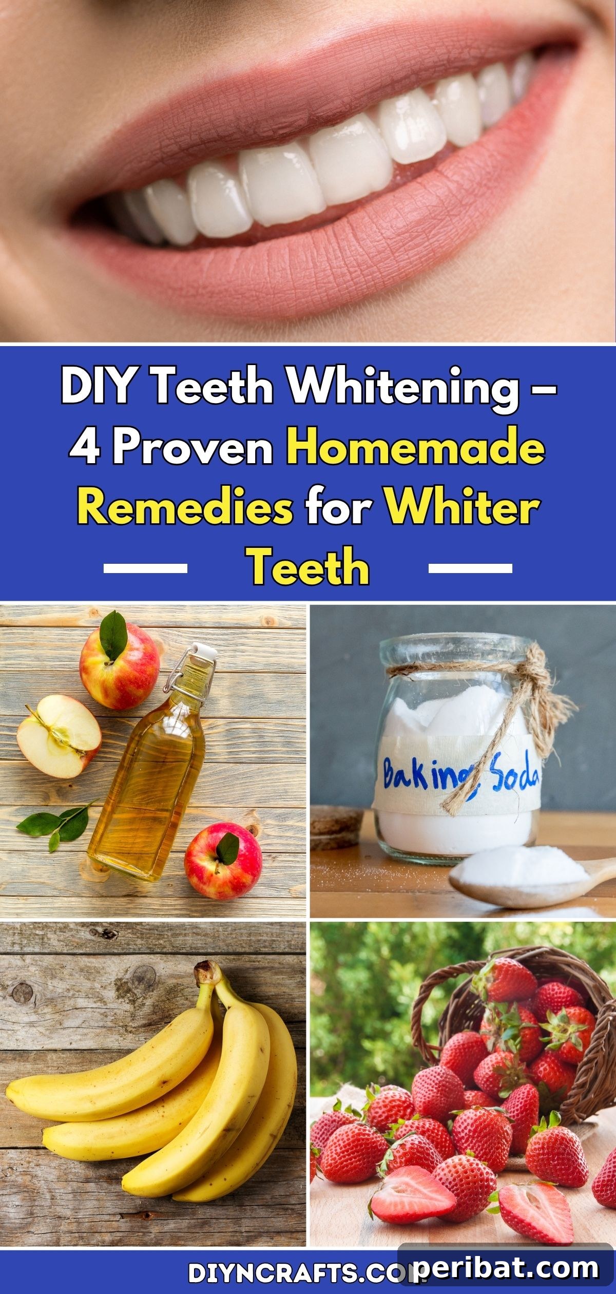 Achieve a Radiant Smile: 4 Homemade Whitening Solutions 2 DIY Teeth Whitening – 4 Proven Homemade Remedies for Whiter Teeth
