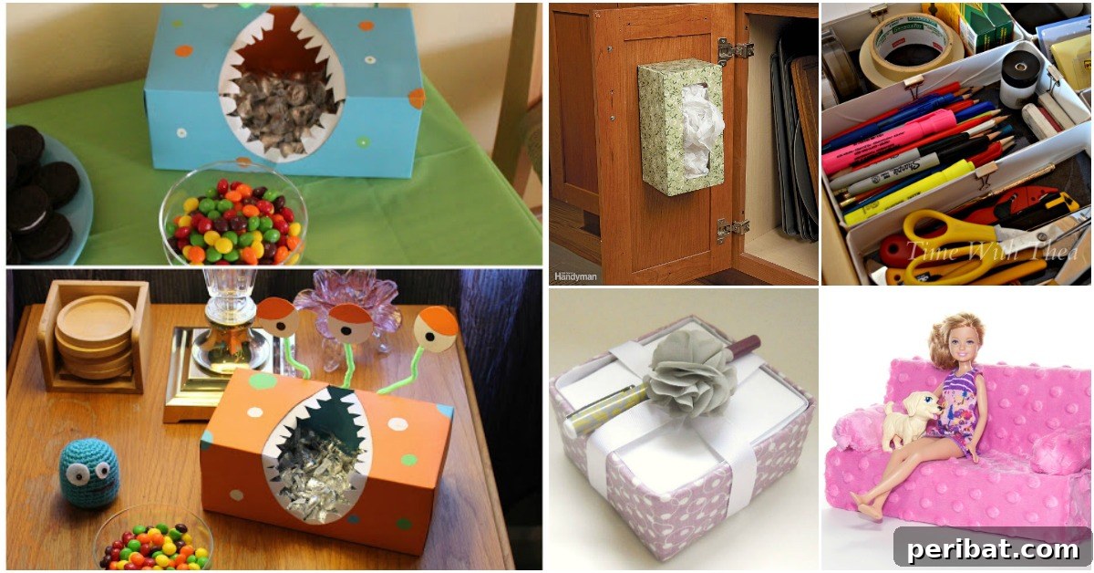 25 Innovative Upcycling Projects That Give New Life To Empty Tissue Boxes