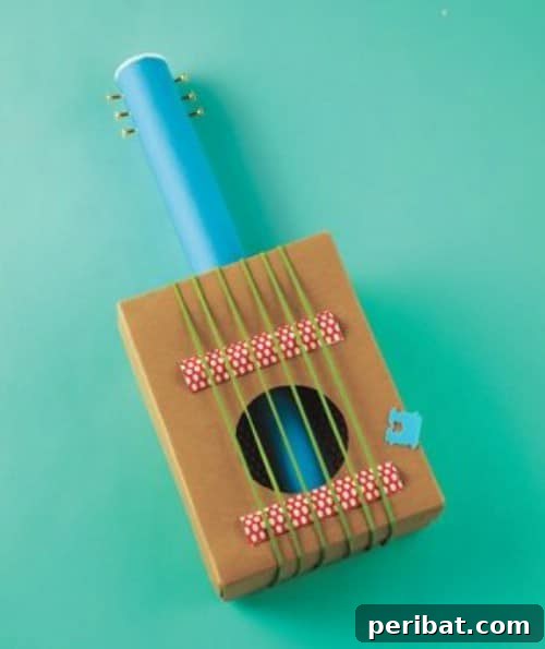 Upcycled Tissue Box Guitar