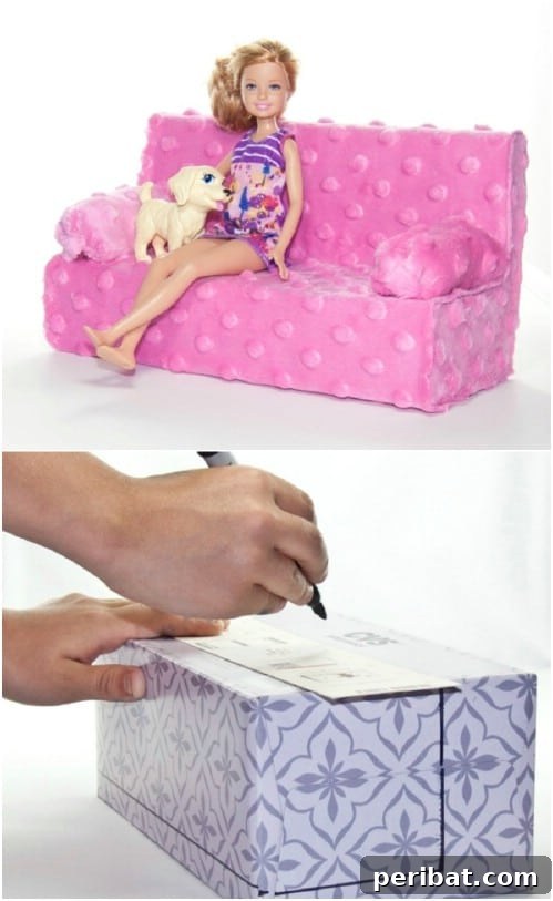 Cool DIY Barbie Couch