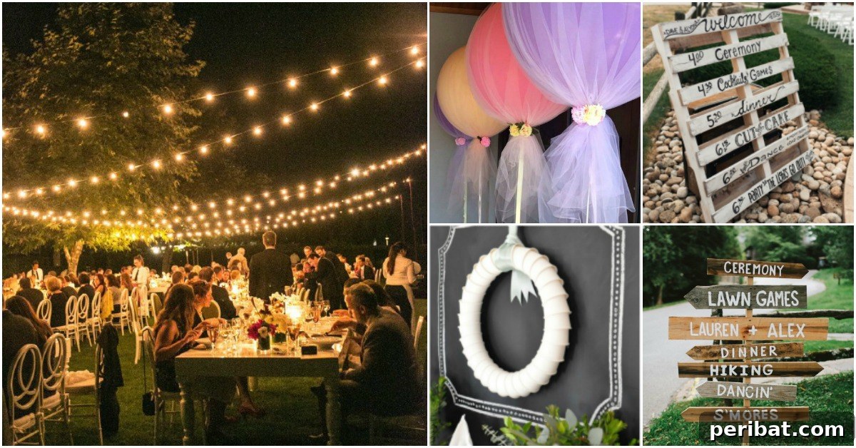 25 Top DIYs And Hacks For The Perfect Outdoor Wedding