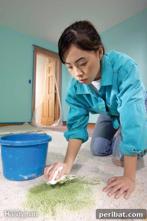 Best Practices for Quick Cleanup of Paint Spills on Carpet