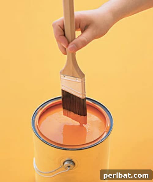 Preserving Leftover Paint with Plastic Wrap for Future Use