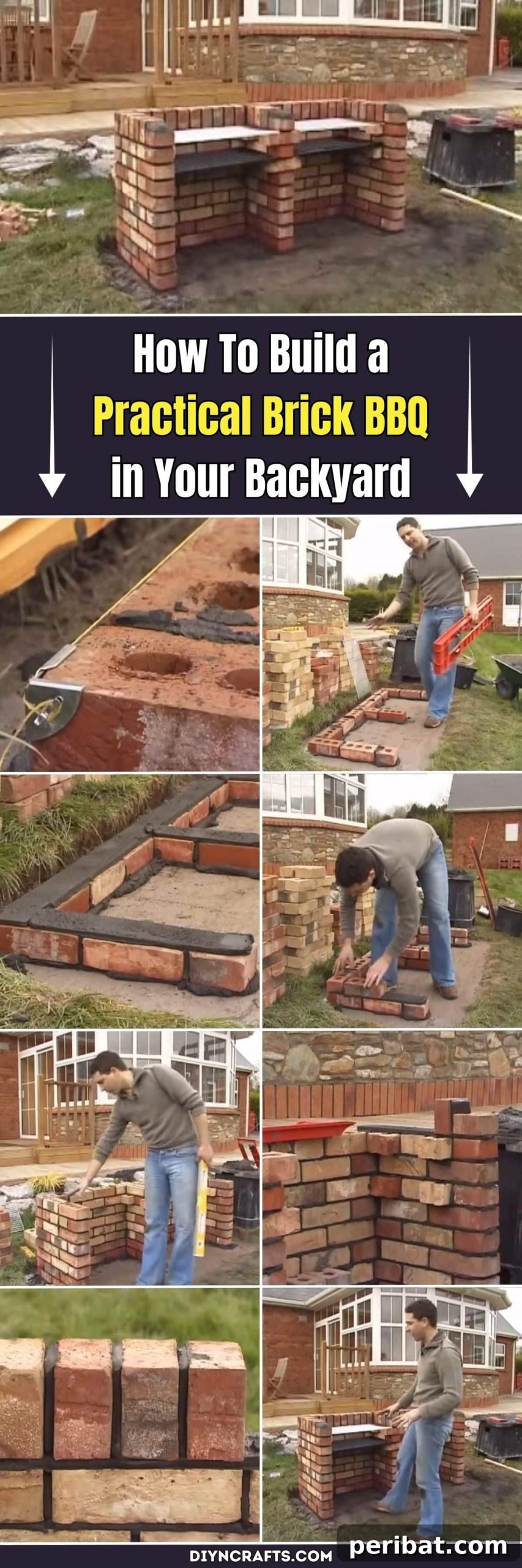 Build Your Custom Backyard Brick Grill 2 How To Build a Practical Brick BBQ in Your Backyard, a stunning and durable outdoor cooking solution