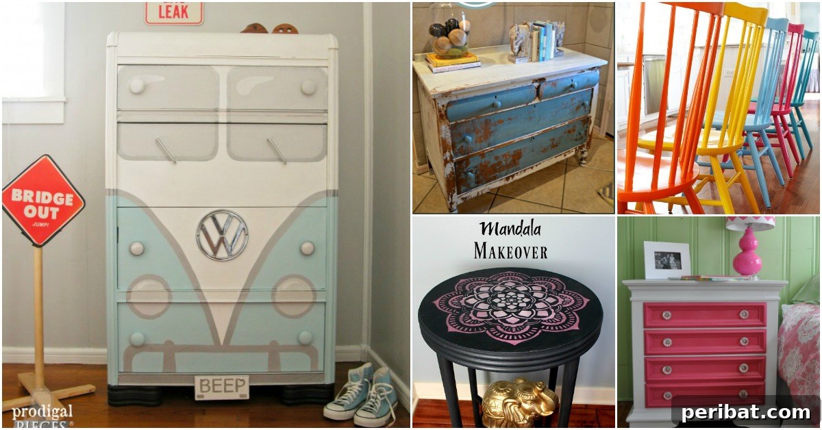 25 Stunning Painted Furniture Transformations 2 25 Beautiful Furniture Makeover Ideas Using Paint