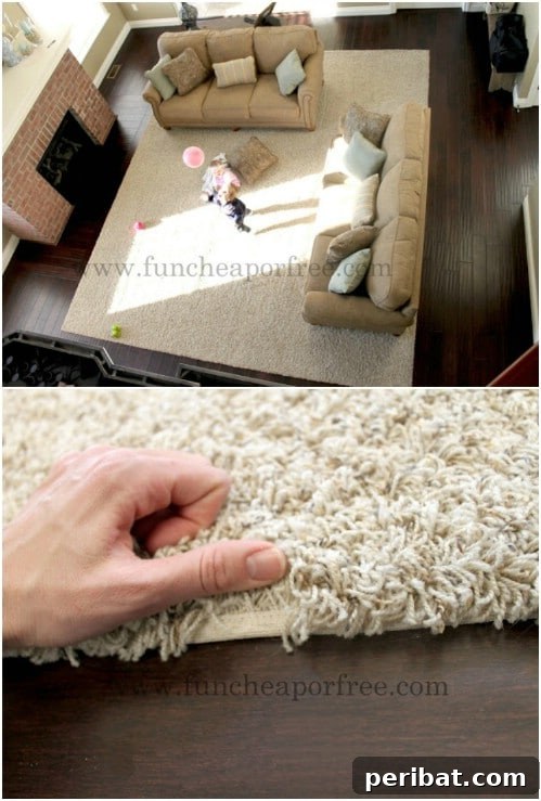 20 Mind-Blowing Carpet Transformations 14 Upcycled Carpet Area Rug