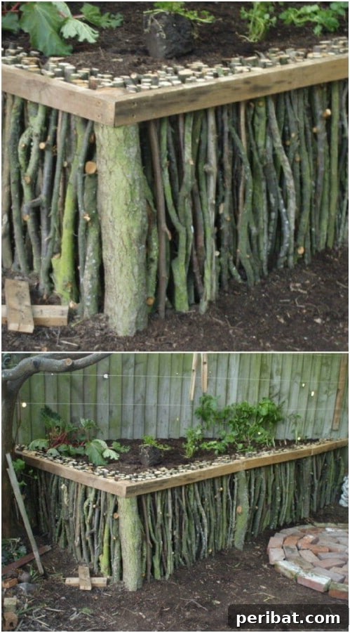 Natural Raised Garden Bed