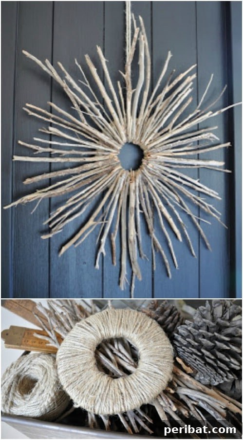 DIY Twig Wreath