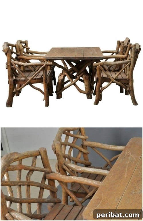 Twig Adirondack Chairs