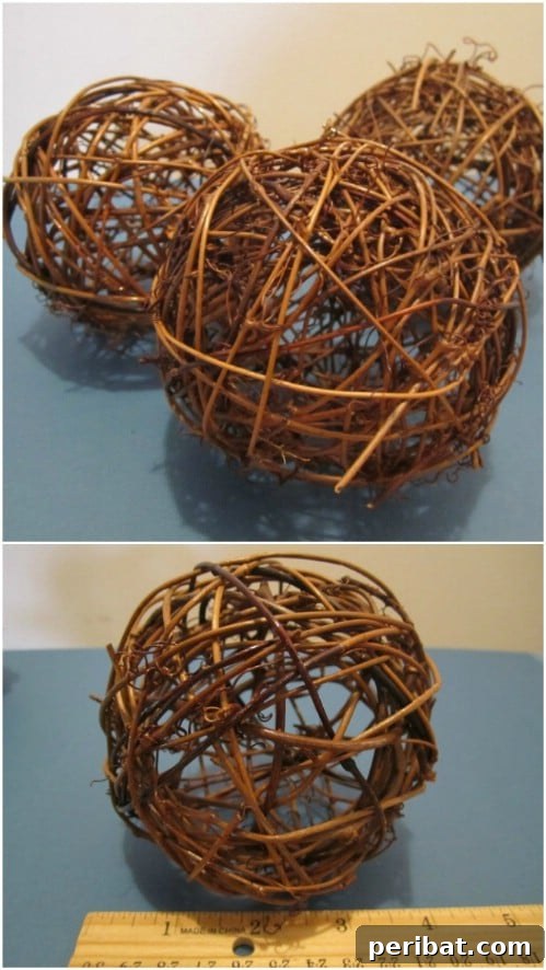 Decorative Twig Balls