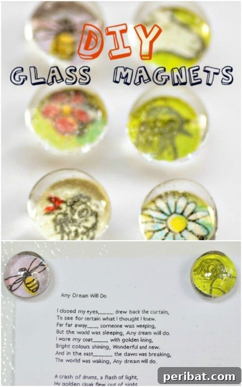 Clever Handmade Wedding Favors Your Guests Will Keep 25 DIY Glass Magnet Wedding Favors with Personalized Messages