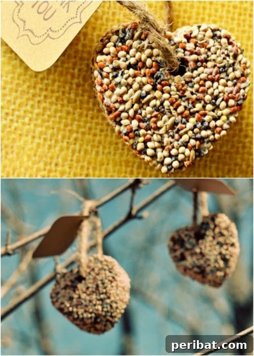 Clever Handmade Wedding Favors Your Guests Will Keep 4 Homemade Birdseed Heart Wedding Favors