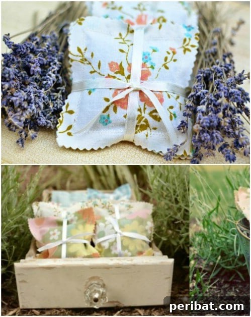 Clever Handmade Wedding Favors Your Guests Will Keep 32 Upcycled Vintage Fabric Sachet Wedding Favors