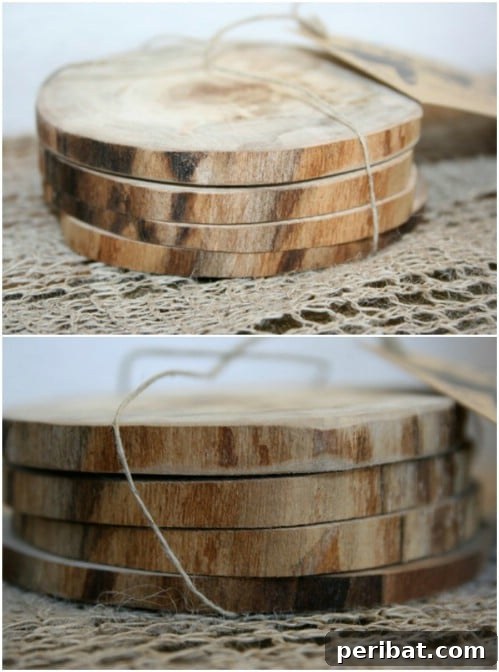 Clever Handmade Wedding Favors Your Guests Will Keep 42 Handmade Wooden Coaster Wedding Favors for Rustic Weddings