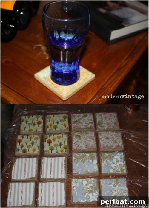 Clever Handmade Wedding Favors Your Guests Will Keep 7 Handmade Coaster Wedding Favors from Ceramic Tiles