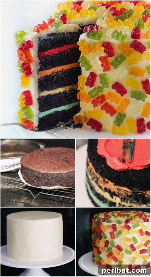 Yummy Gummy Cake