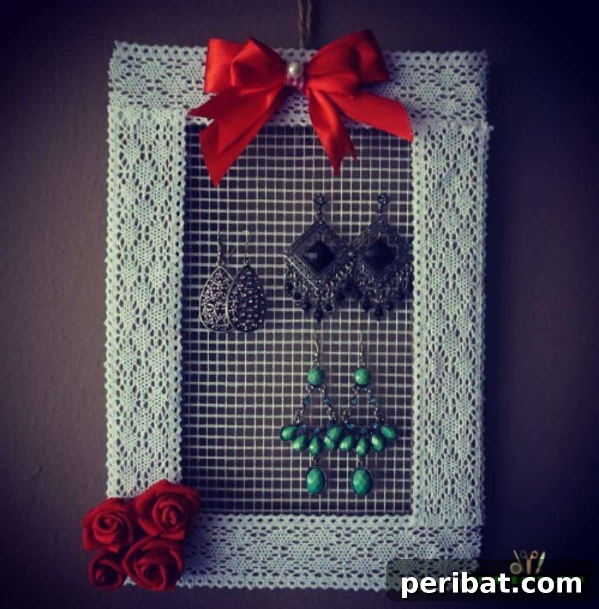 Craft Your Own Stylish Hanging Jewelry Organizer 2 Decorative Hanging DIY Jewelry Organizer for Craft Lovers