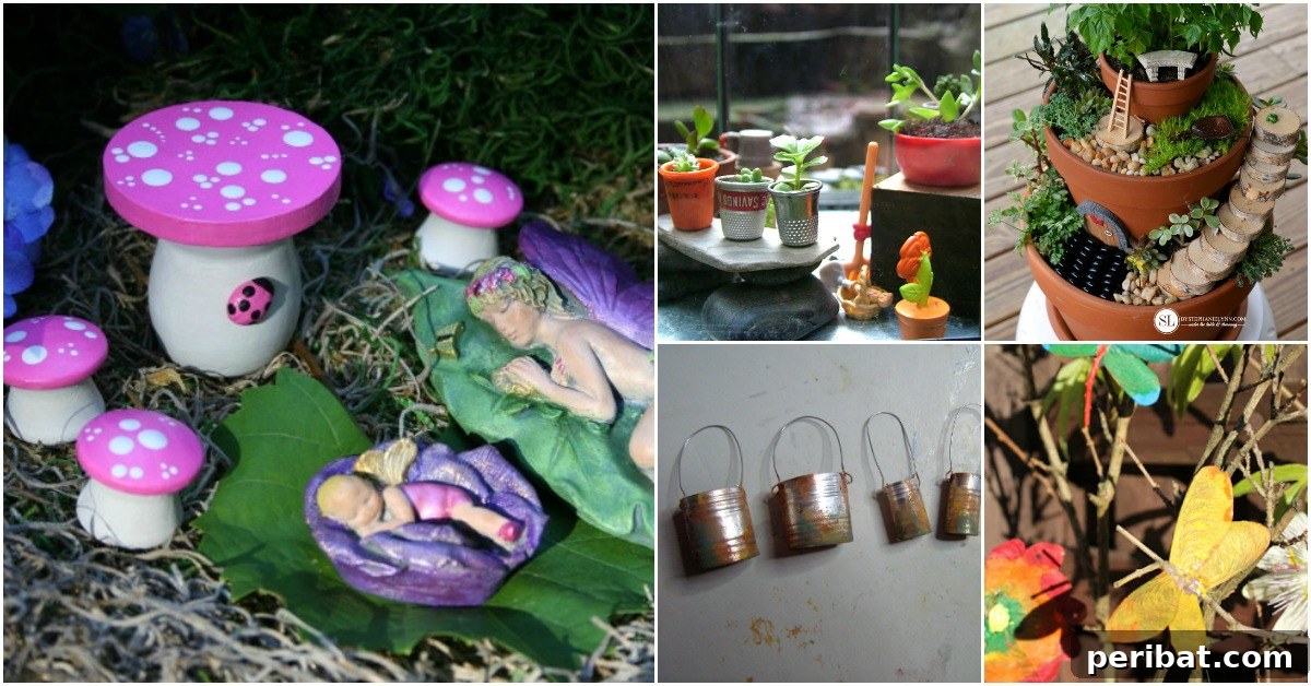 Tiny Treasures: DIY Decor for Whimsical Fairy Gardens 2 DIY Fairy Garden Decor and Furniture Ideas