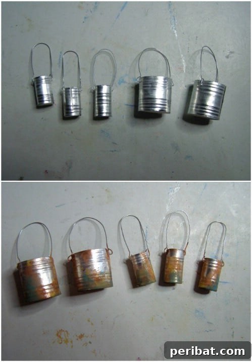 Tiny Treasures: DIY Decor for Whimsical Fairy Gardens 8 Upcycled Pencil Eraser Fairy Buckets
