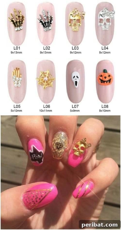 Charmed Halloween Nails