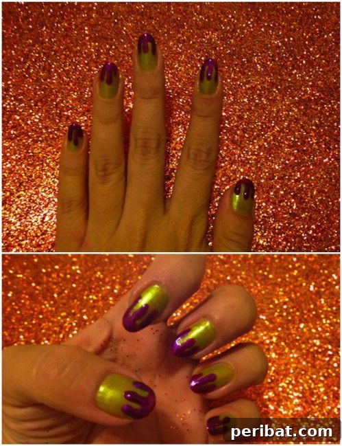 Ghoulish Bloody Monster Nails