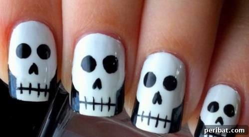 Simple DIY Skull Nails