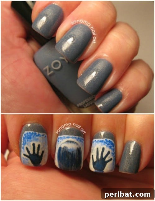 DIY Horror Movie Nails