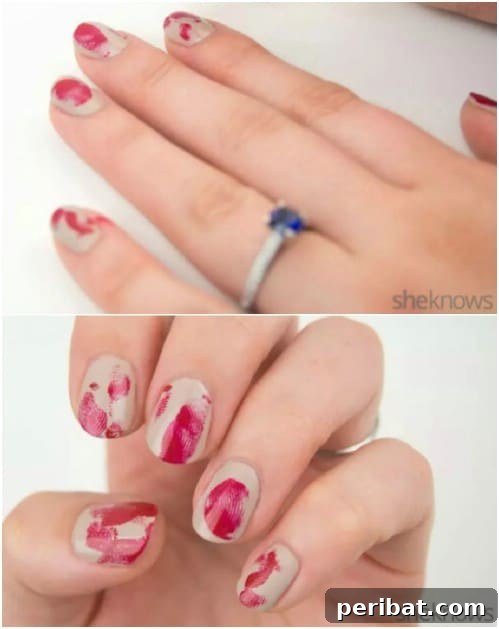 Bloody Fingerprint Nails