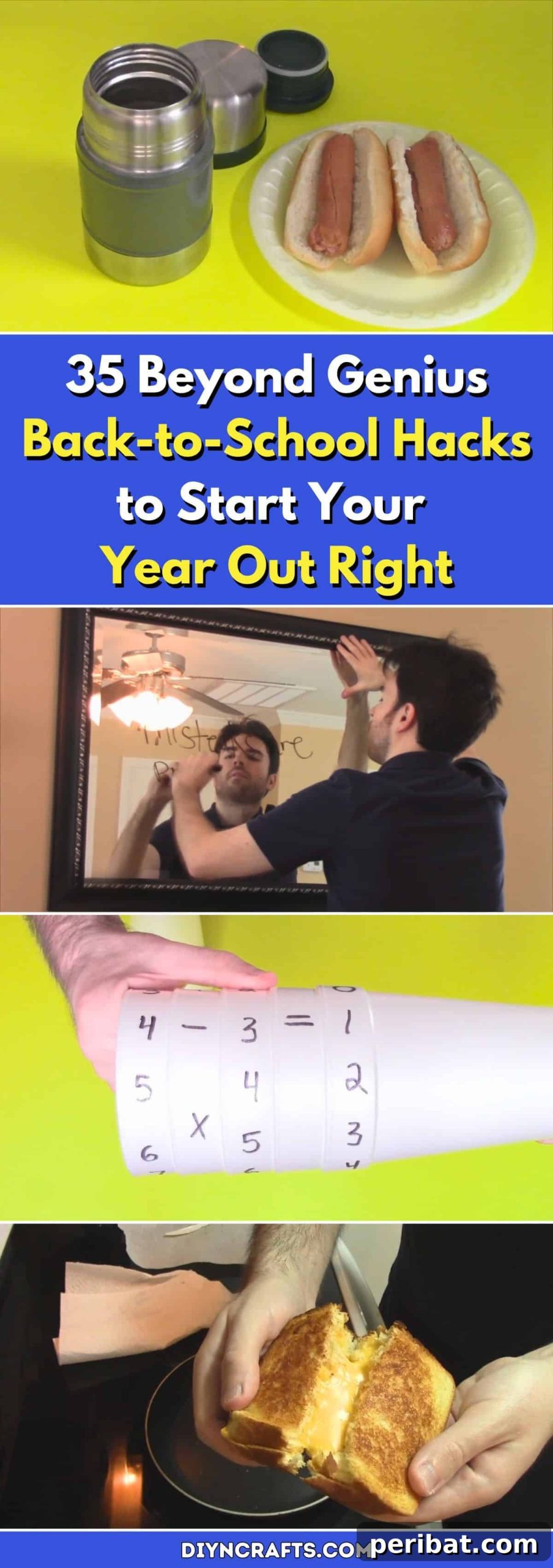 35 Brilliant Back-to-School Hacks for Your Best Year Yet 2 35 Beyond Genius Back-to-School Hacks to Start Your Year Out Right pinterest image