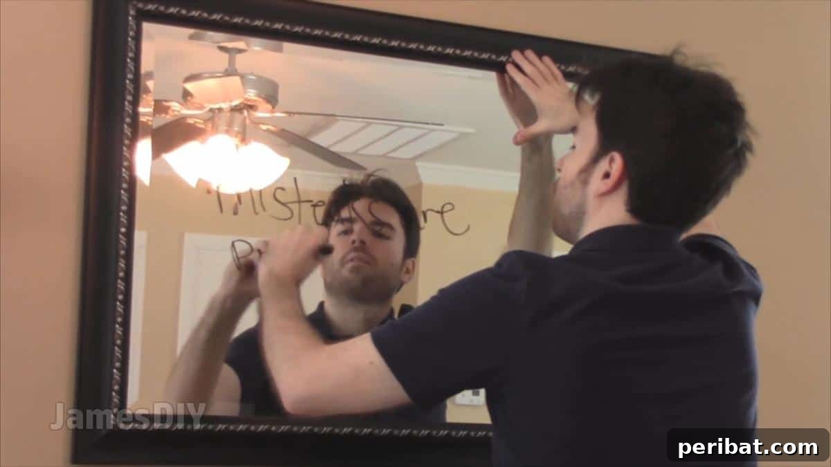 35 Brilliant Back-to-School Hacks for Your Best Year Yet 6 Utilize a mirror as a reusable whiteboard for notes and reminders.