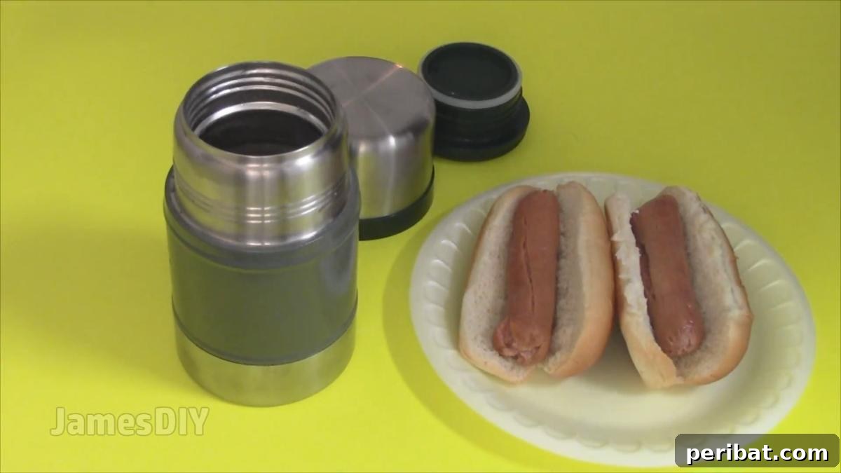 35 Brilliant Back-to-School Hacks for Your Best Year Yet 7 Transport hot dogs to school for lunch using a thermos.
