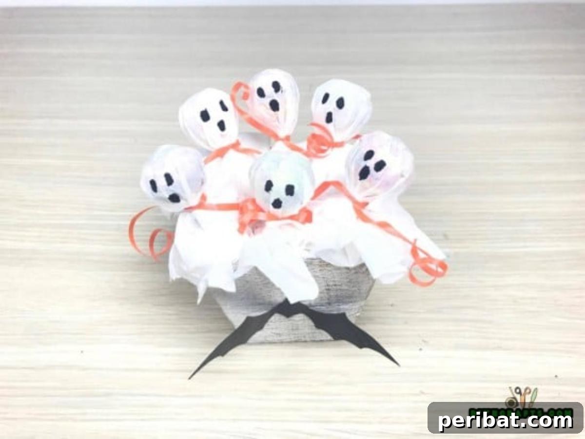Ghost Popsicles - How to Make 5 Spooky Halloween Decorations Out of Simple, Cheap Supplies