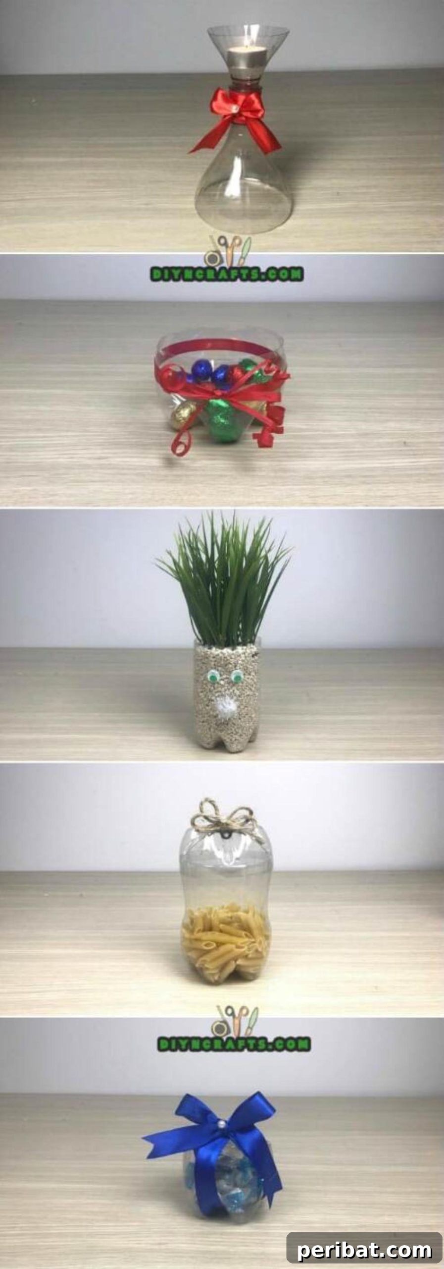 5 Creative Plastic Bottle Upcycling Projects Video Guide 2 5 Creative DIY Projects for Upcycling Your Plastic Bottles {Video Tutorial} collage