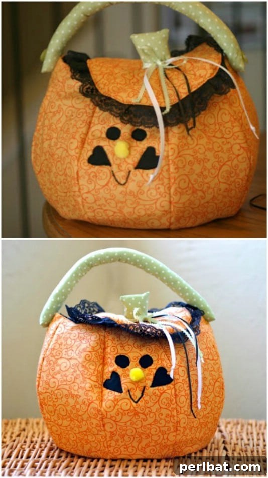 30 Easy & Budget-Friendly DIY Halloween Treat Bag Ideas 23 Easy DIY Pumpkin Trick-Or-Treat Tote - Adorable Sewn Halloween Bag