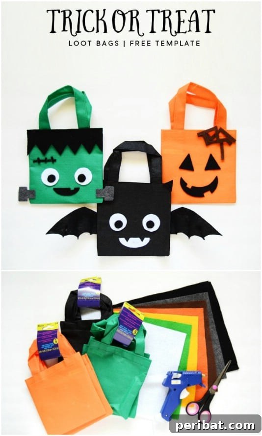 30 Easy & Budget-Friendly DIY Halloween Treat Bag Ideas 29 Easy Mini Felt Trick-Or-Treat Bags - Perfect for Toddlers or Party Favors