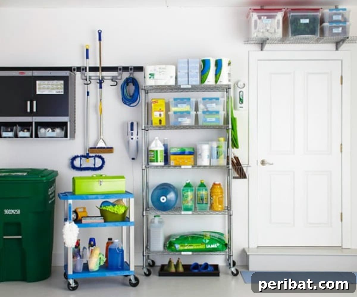 49 Creative Garage Organization Solutions 14 DIY garage storage space organization.