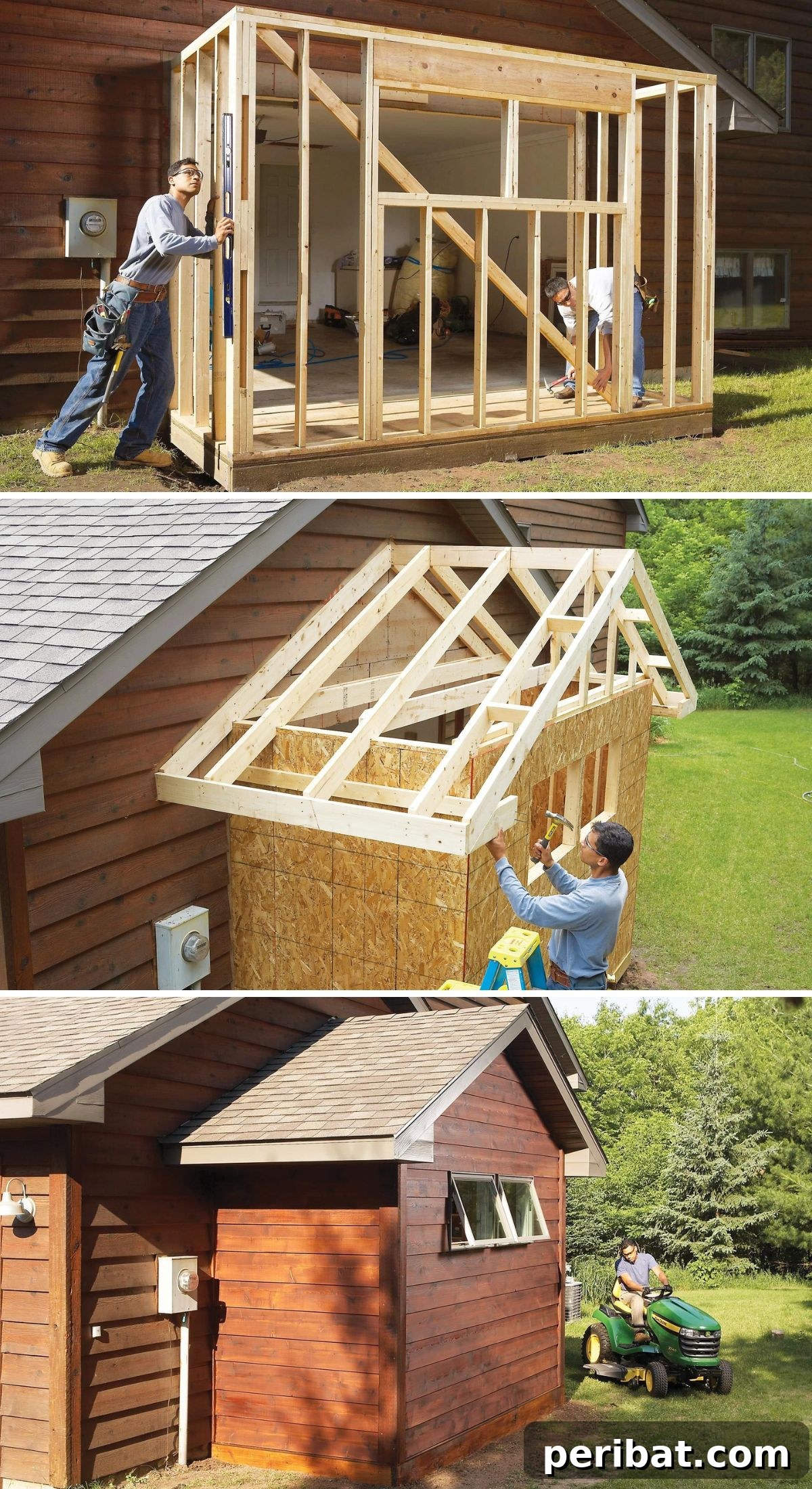49 Creative Garage Organization Solutions 16 DIY garage add-on.