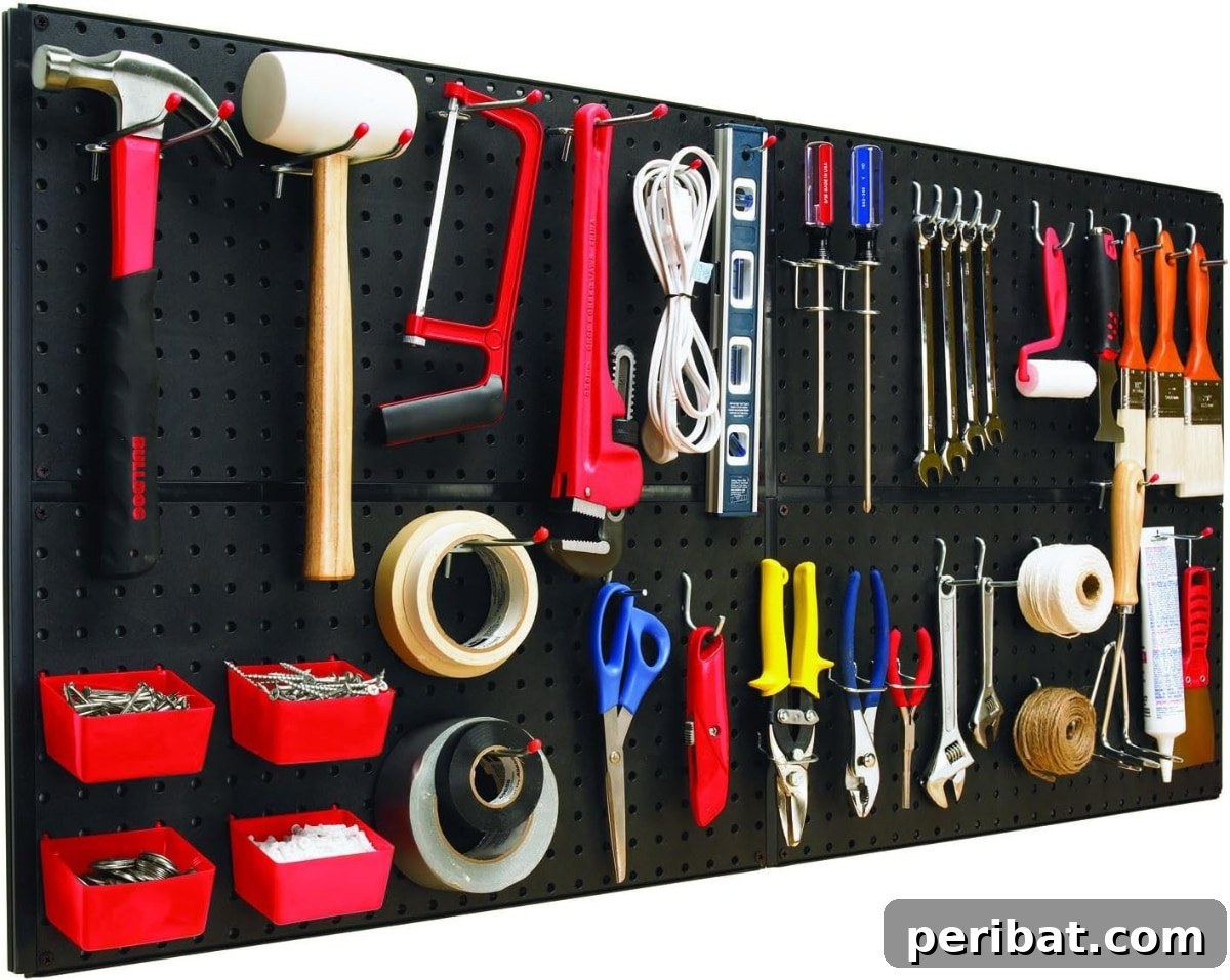 49 Creative Garage Organization Solutions 22 The Bulldog Hardware 131588 Peg-A-System Ultimate Kit