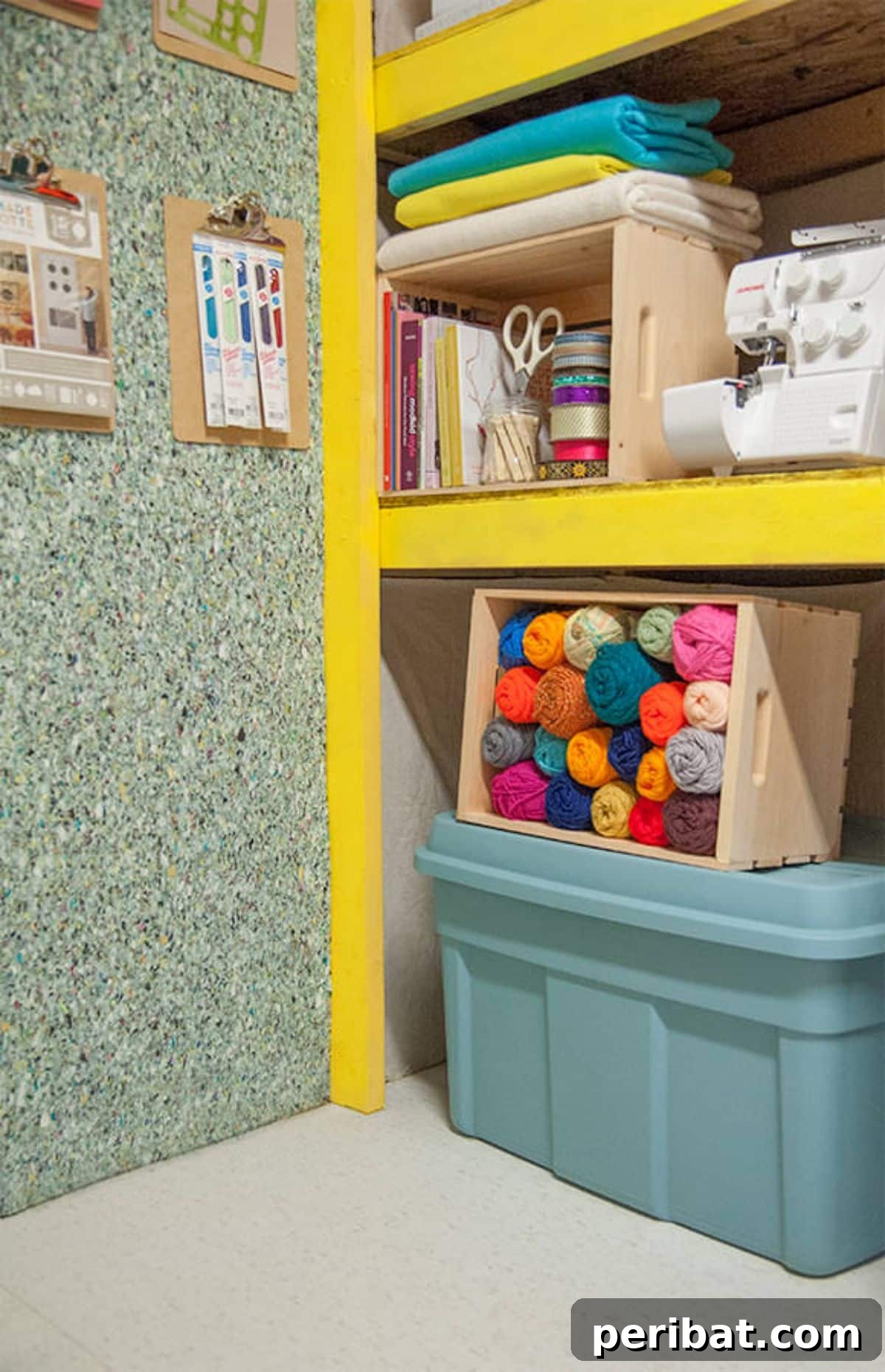 49 Creative Garage Organization Solutions 4 Floor Tile as a Wall Covering