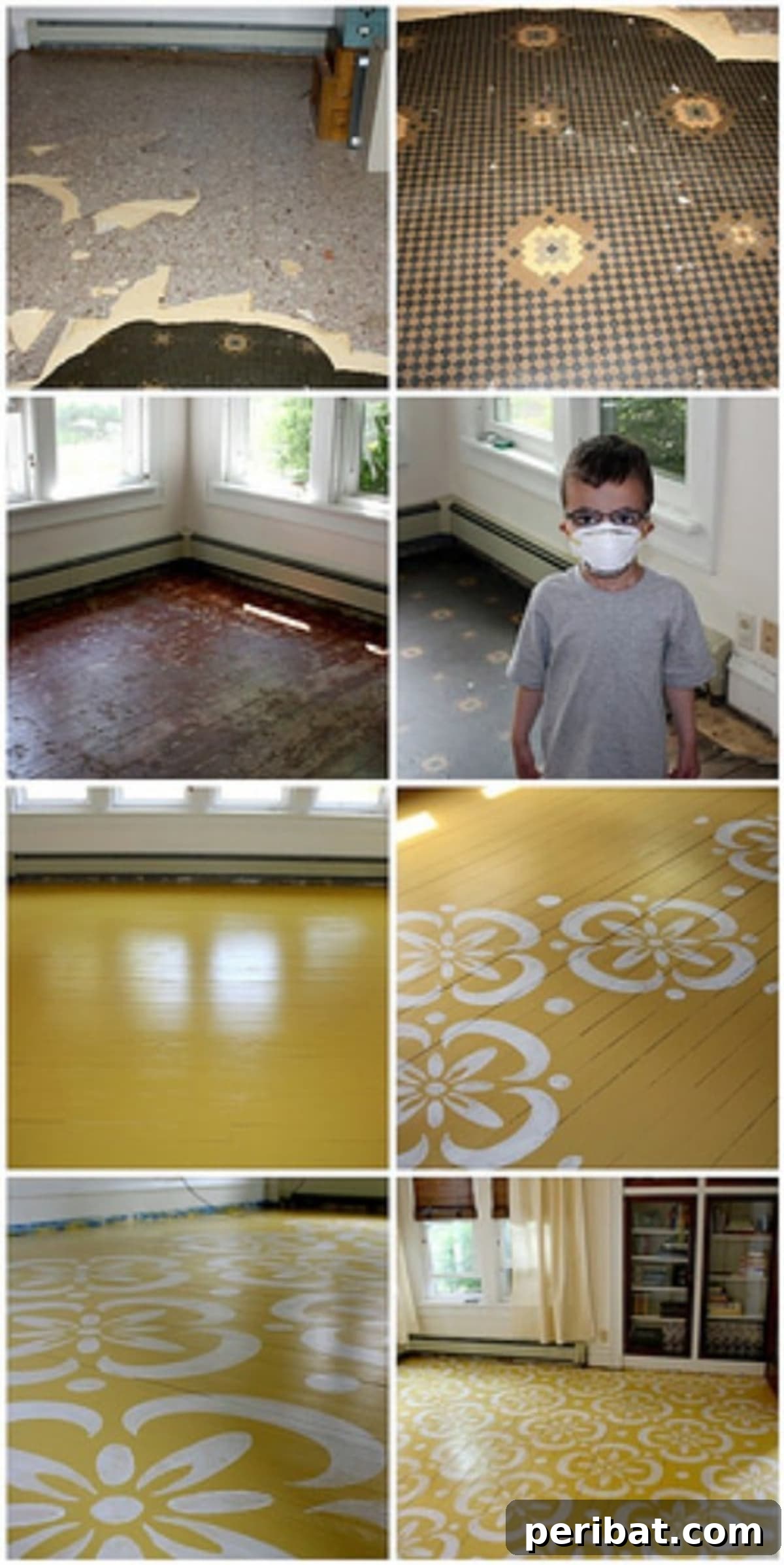 49 Creative Garage Organization Solutions 46 DIY garage floor repainting collage.