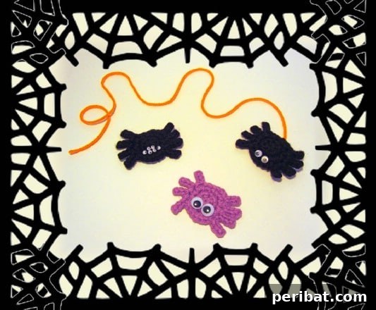 Super Easy Crocheted Spiders