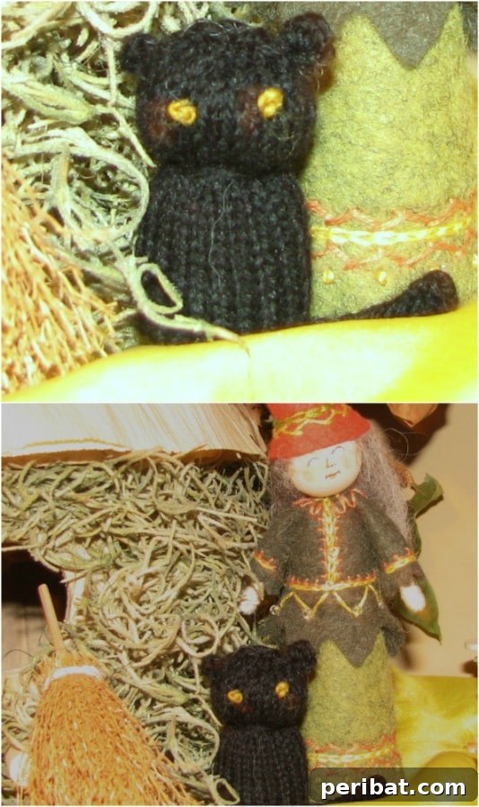 Knitted Spooky Cat Pattern