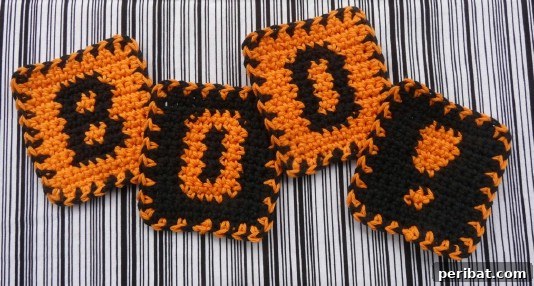 Knit Boo Coasters