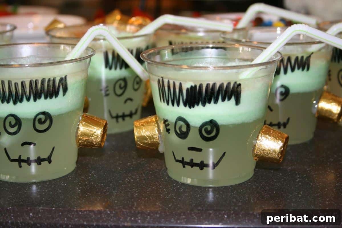 30 Bewitching Brews for Your Halloween Bash 17 Frankenstein Punch