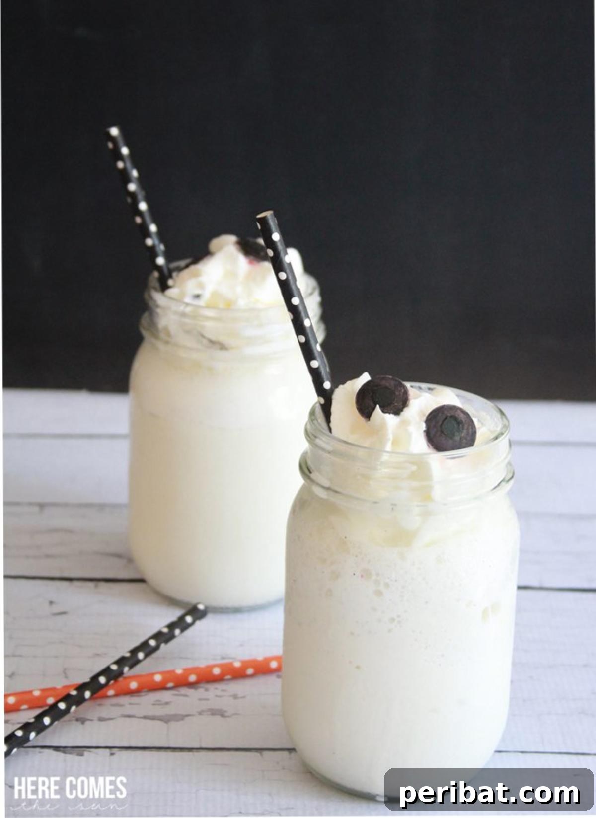 30 Bewitching Brews for Your Halloween Bash 19 Cute Ghost Milkshakes