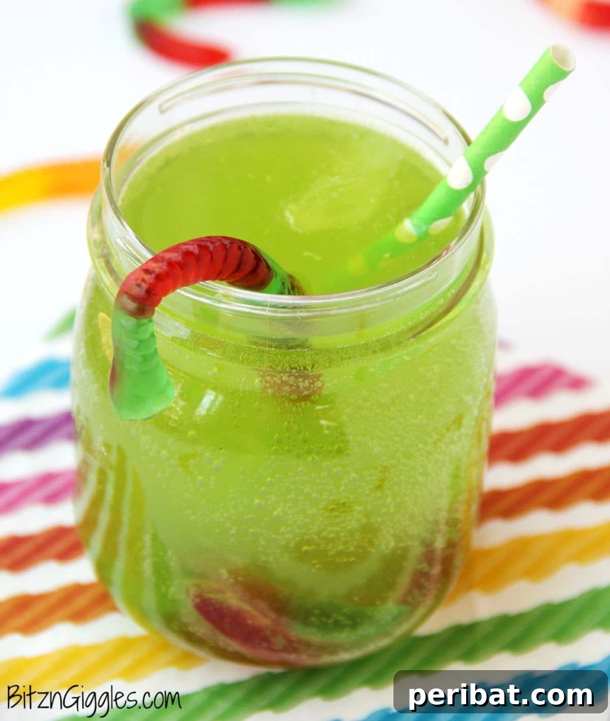 30 Bewitching Brews for Your Halloween Bash 21 Creepy Gummy Worm Punch