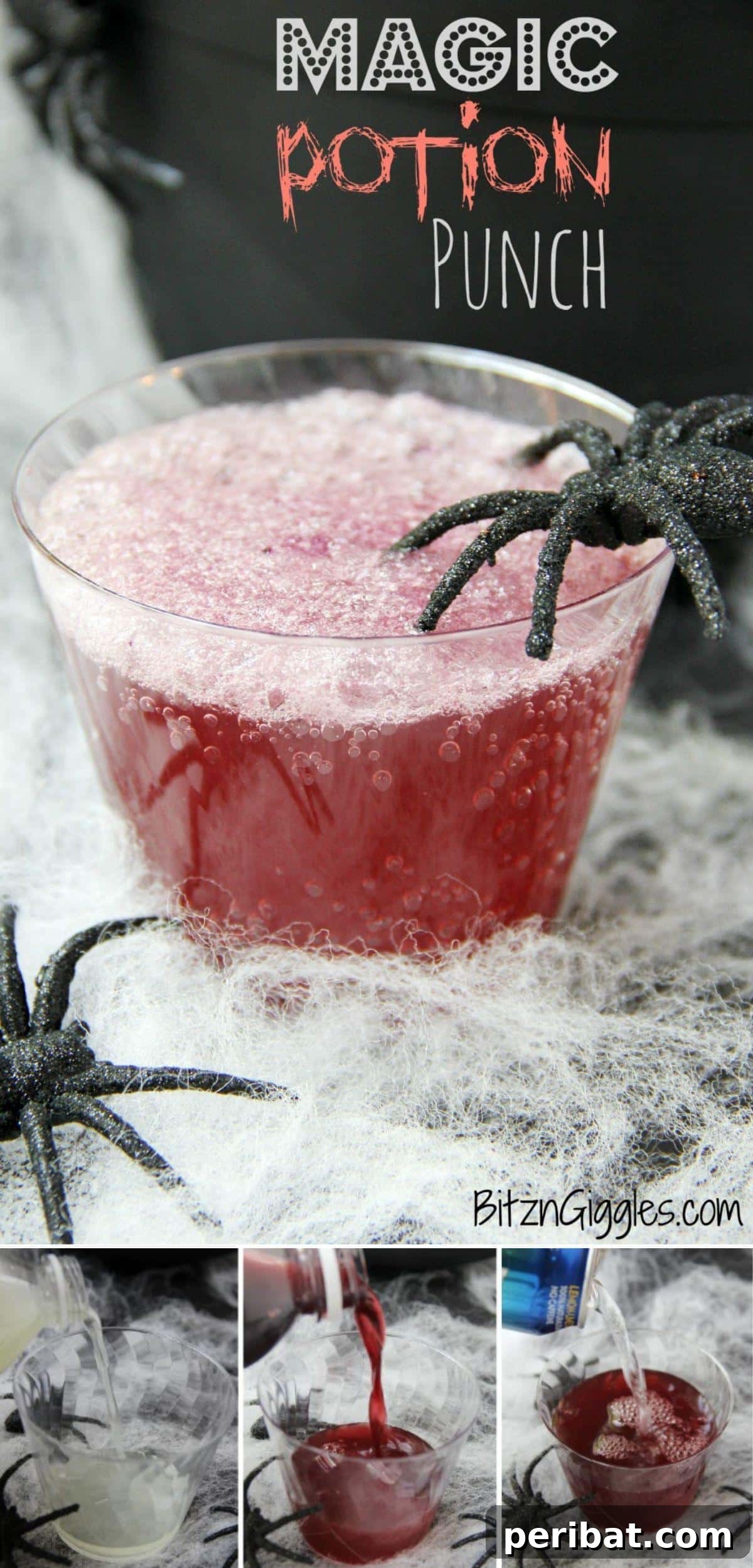 30 Bewitching Brews for Your Halloween Bash 23 Bubbly Magic Potion Punch