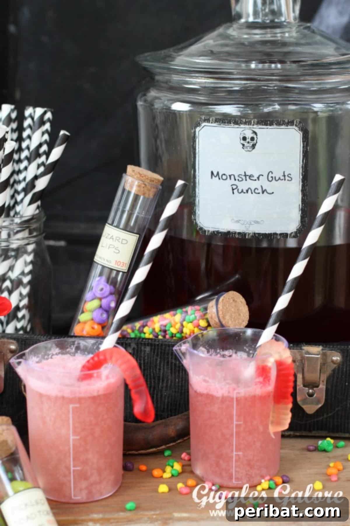 30 Bewitching Brews for Your Halloween Bash 26 Scary Monster Guts Punch