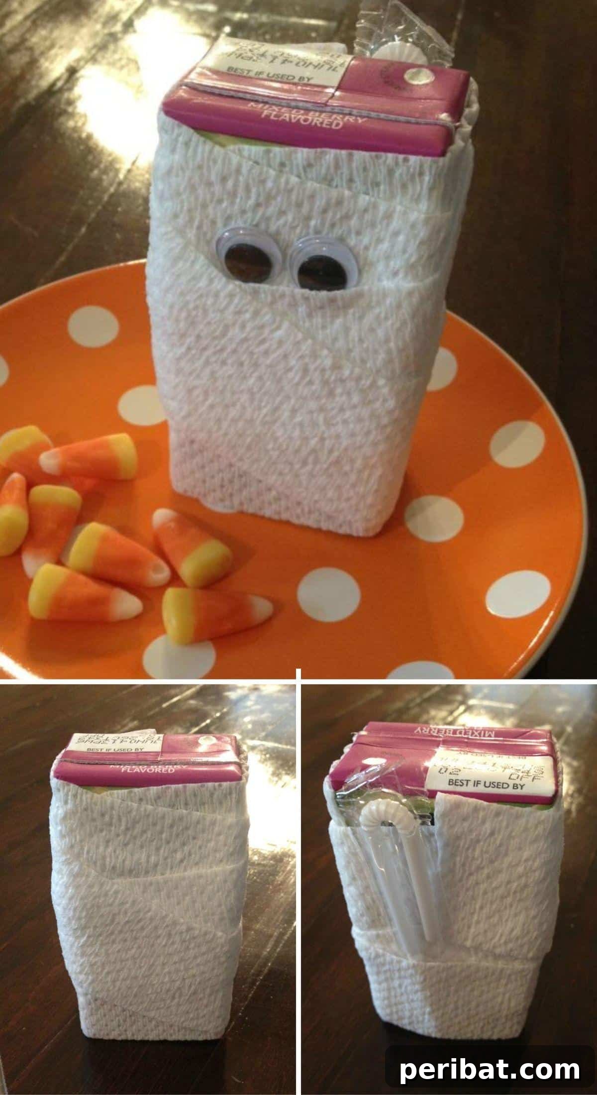 30 Bewitching Brews for Your Halloween Bash 27 Mummified Juice Boxes
