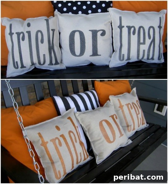 Easy DIY Fall Word Pillows